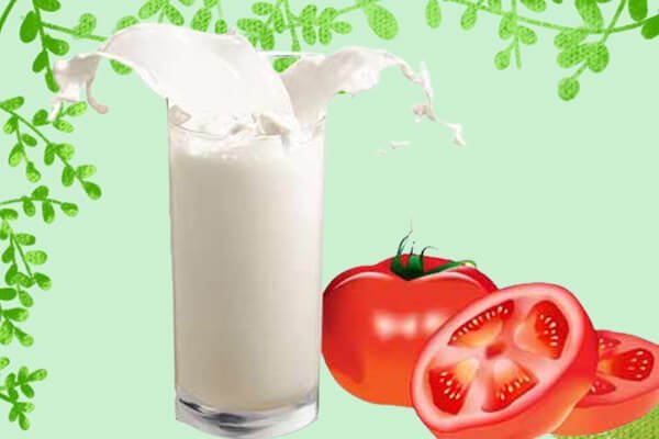 Cách làm mặt nạ cà chua sữa tươi