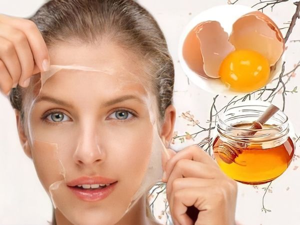 Mặt nạ trứng gà kết hợp cùng mật ong