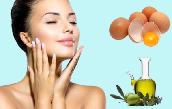 Mặt nạ trứng gà kết hợp cùng dầu oliu