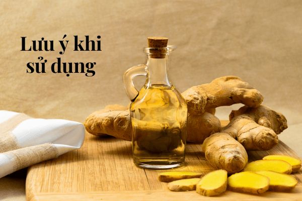 Lưu ý khi sử dụng tinh dầu gừng
