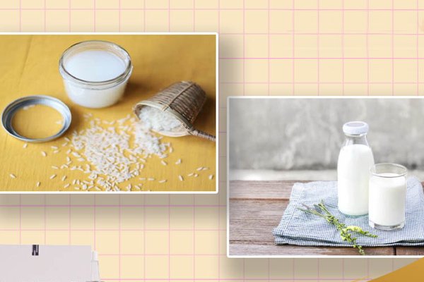 Cách làm serum từ gạo và sữa chua không đường rất đơn giản