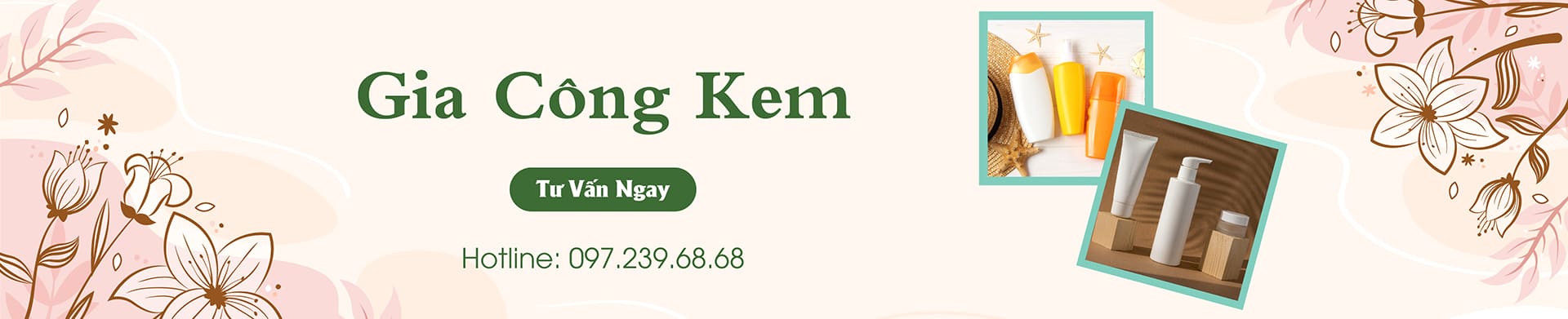 Gia công kem dưỡng da, kem body, kem face tại Homi